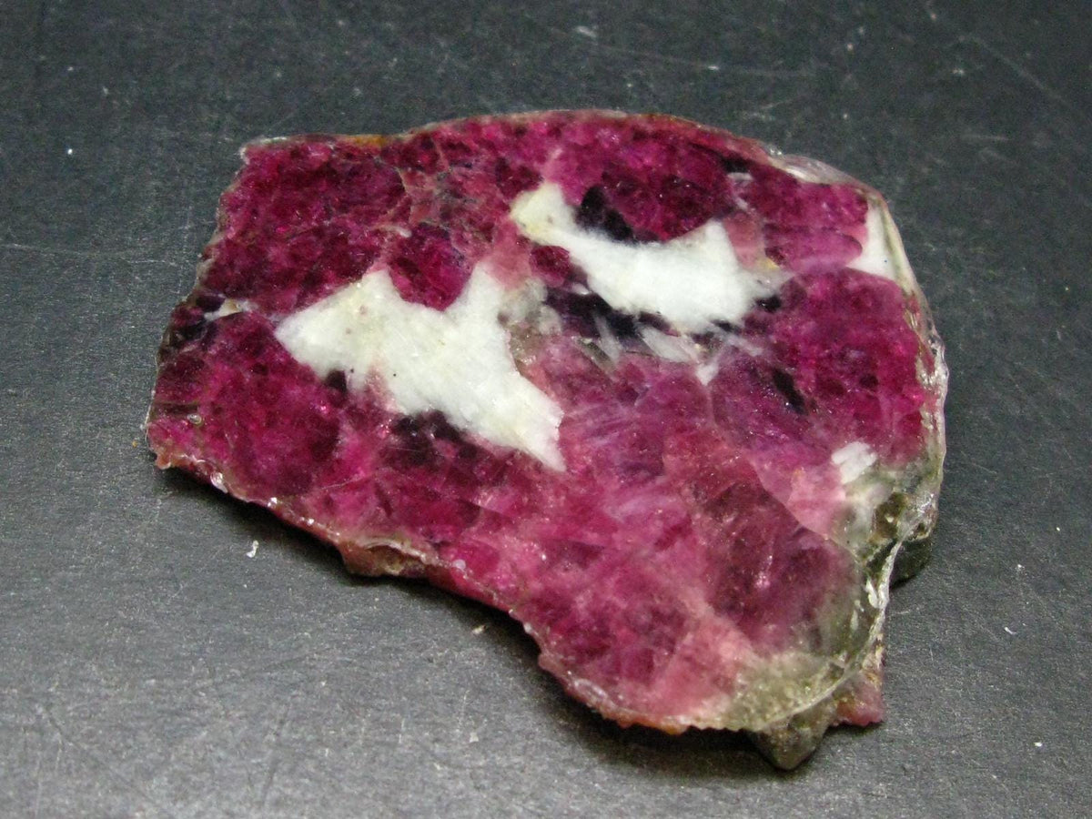 Stunning Tourmaline in Quartz Slice From Russia - 2.8"