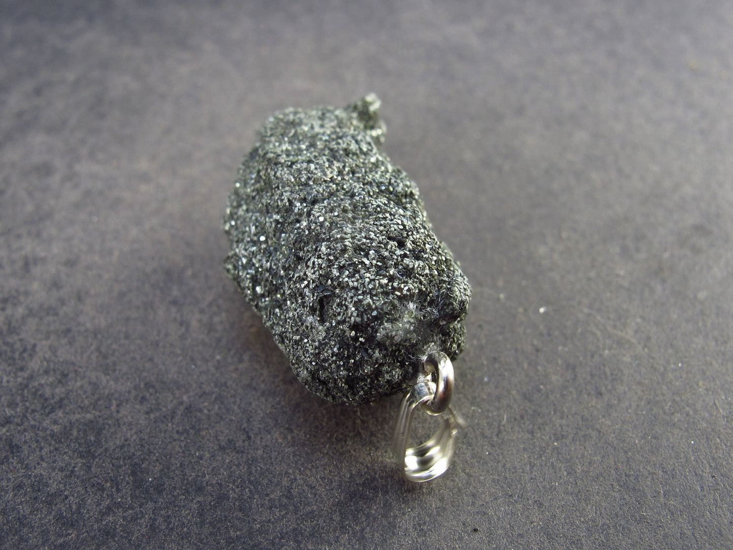 Primalite Crystal Silver Pendant From Russia - 9.3 Grams - 1.6"