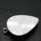 Scolecite Silver Plated Pendant From India - 1.3" - 4.16 Grams
