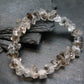 Tibetan Black Quartz Genuine Bracelet ~ 7 Inches ~ 12mm Crystal Beads