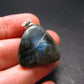Very Rare Dianite (Blue Jade) Silver Pendant From Russia - 1.1"