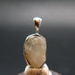 Phenakite Phenacite Silver Pendant from Nigeria - 0.7 Inches - 1.18 Grams