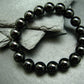 Black Tourmaline Genuine Bracelet ~ 7 Inches ~ 10mm Round Beads