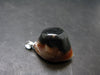 Agate Shiva Eye Silver Pendant from India - 1.1" - 7.70 Grams