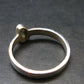 Moldavite Tektite Silver Ring from Czech Republic - 5.75 Size - 1.79 Grams