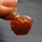 Vanadinite Crystal Silver Pendant From Morocco - 0.8" - 11.7 Grams