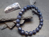 Blue Sapphire Genuine Bracelet ~ 7 Inches ~ 8mm Round Facetted Beads