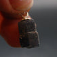 Blue Sapphire Corundum Crystal Silver Pendant From Sri Lanka - 0.7" - 1.7 Grams