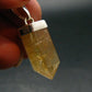 Yellow Citrine Sterling Silver Pendant from Brazil - 1.4" - 7.12 Grams