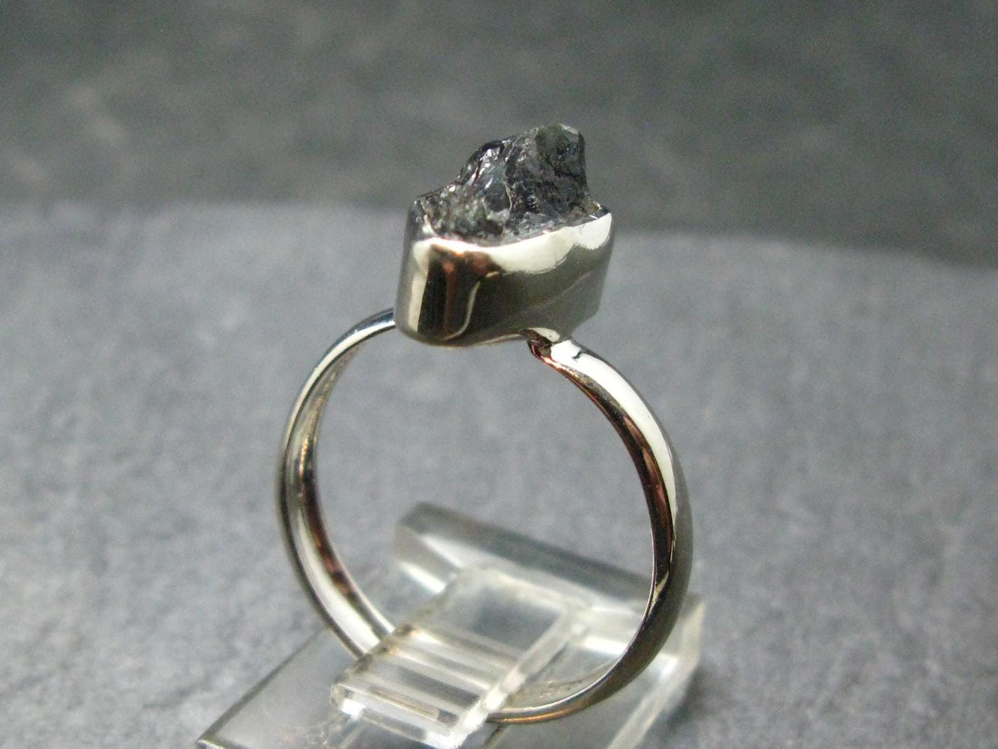 Alexandrite Crystal Silver Ring From Zimbabwe - Size 7 - 2.36 Grams