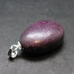 Purple Purpurite Silver Pendant From Namibia - 1.1"