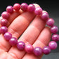 AAA Grade Ruby Genuine Bracelet ~ 7 Inches ~ 10mm Round Beads