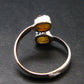 Green Herderite Silver Ring From Brazil - 2.15 Grams - Size 7