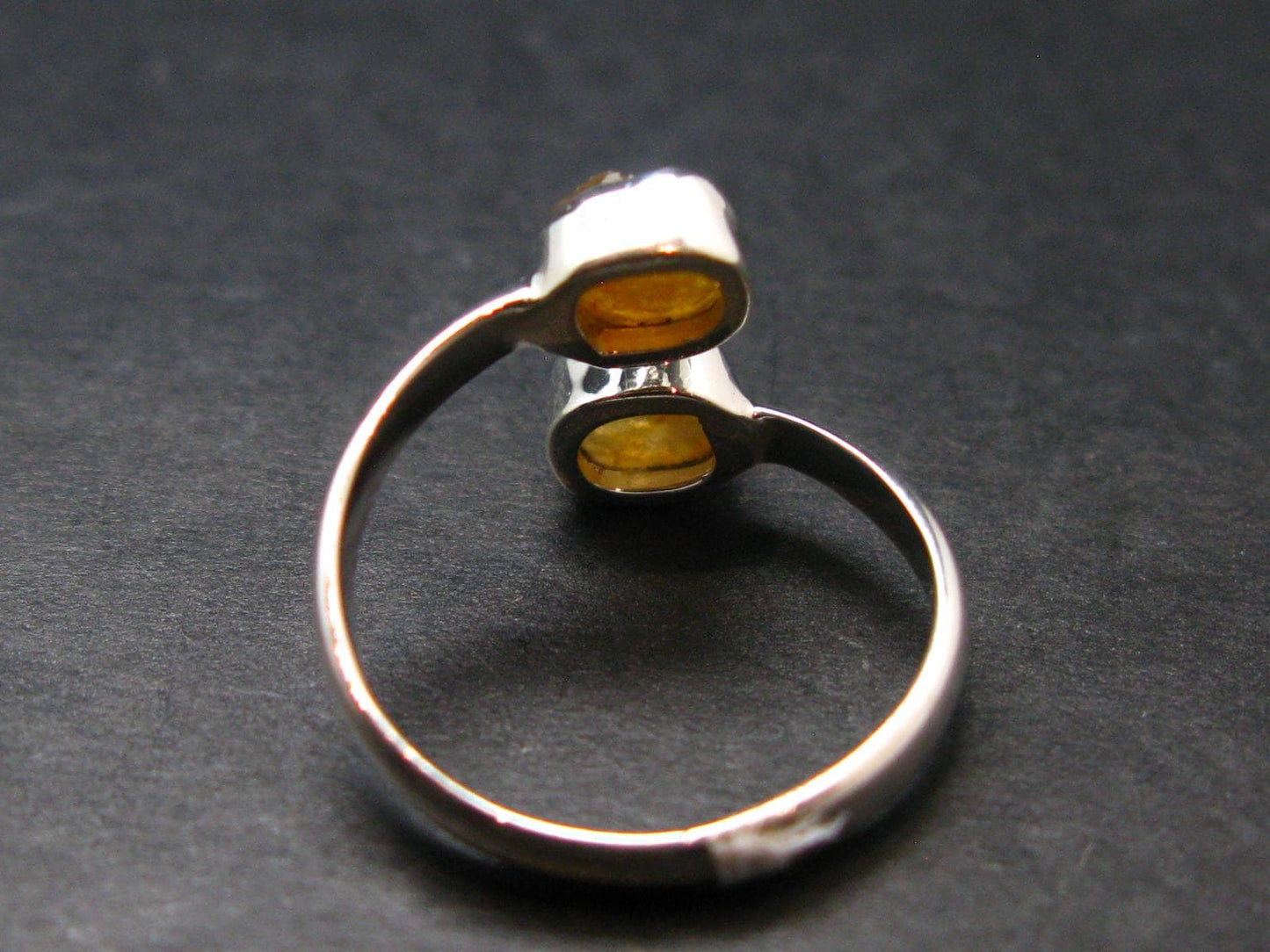 Green Herderite Silver Ring From Brazil - 2.15 Grams - Size 7