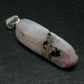 Rare Pink Tugtupite Sterling Silver Pendant From Greenland - 1.2" - 1.95 Grams