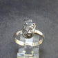 Large Meteorite Campo Del Cielo Sterling Silver Ring from Argentina - 4.56 Grams - Size 9.75