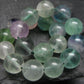 Fluorite Genuine Bracelet ~ 7 Inches ~ 10mm Round Beads