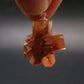 Terminated Aragonite Crystal Silver Pendant from Morocco - 1.3" - 6.20 Grams