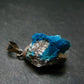 Cavansite Crystal Pendant In Sterling Silver From India - 1.3" - 4.42 Grams
