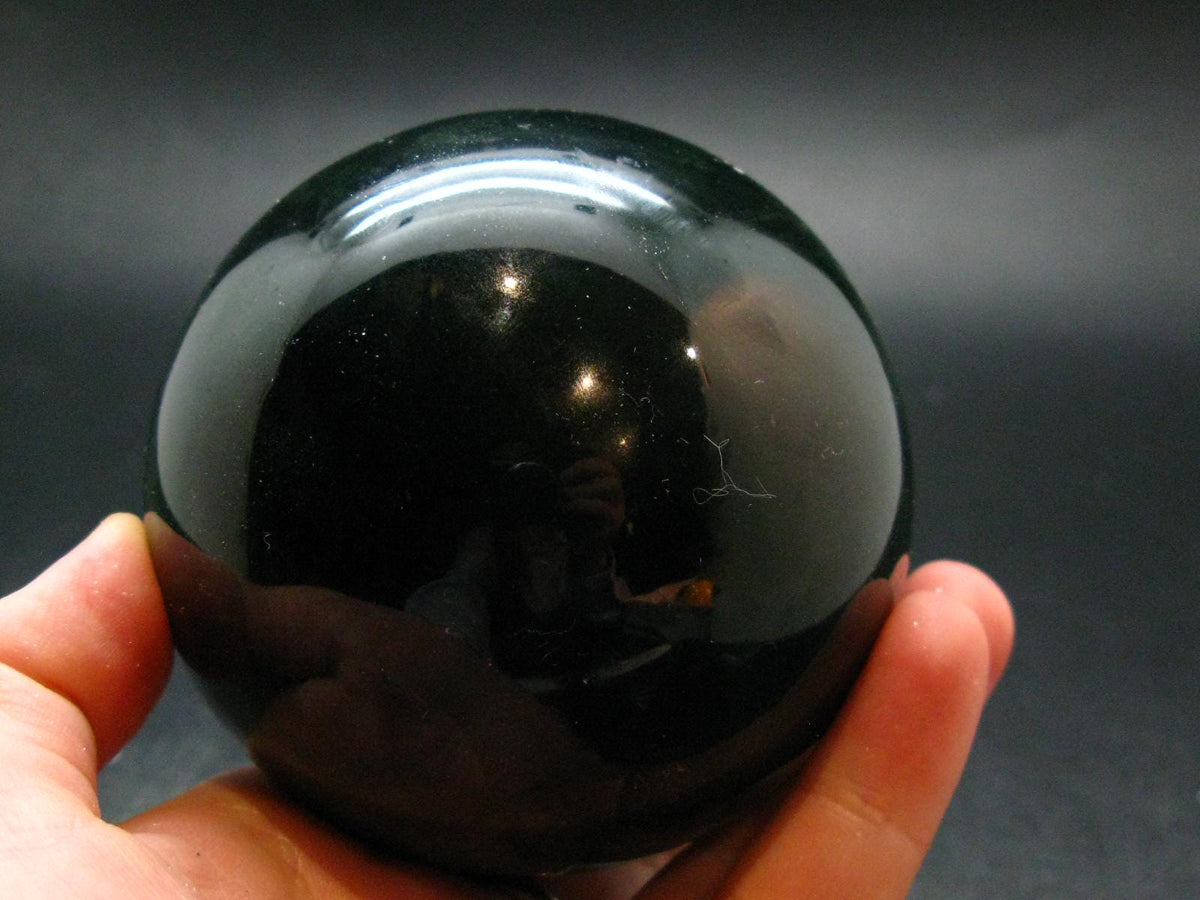 Nephrite Jade 2.9" Sphere Ball From Canada - 552 Grams