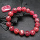 Rhodochrosite Genuine Bracelet ~ 7 Inches ~ 12mm Round Beads