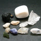 Synergy 12 Set Phenakite Moldavite Natrolite Petalite Danburite Tektite Scolecite Herderite Tanzanite Brookite 59.25 Gr