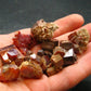 Lot of 10 Dark Red Vanadinite Cluster From Morocco - 77.51 Grams