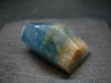 Aquatine Blue Calcite Tumbled Stone from Argentina - 1.6"- 25.41 Grams