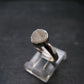 Very Rare White Cryolite 925 Silver Ring from Greenland - Size 6 - 1.84 Grams