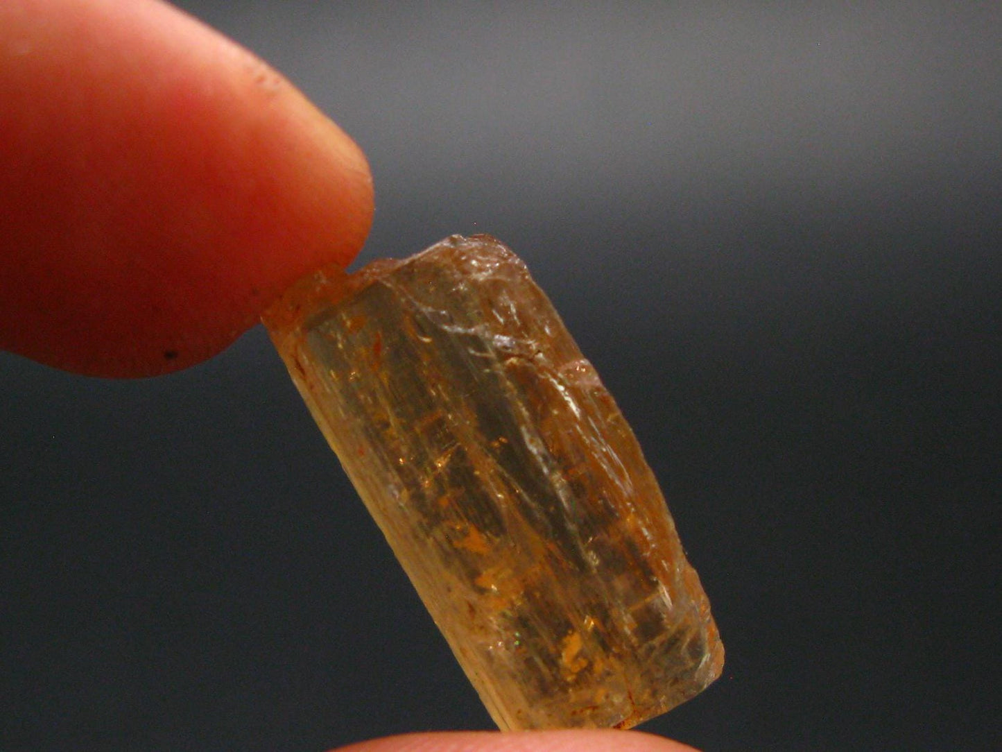 Imperial Topaz Crystal From Brazil - 0.7" - 2.57 Grams