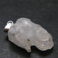 Gem Pollucite Polucite Crystal Silver Pendant from Pakistan - 1.0" - 2.83 Grams