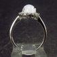 Natural Oval Shaped Glow From Inside Moonstone 925 Silver Ring - Size 4.75 - 2.27 Grams