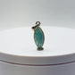 Grandidierite Pendant Marquise Cabochon Blue Green Gemstone Silver Necklace Natural Crystal Jewelry