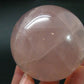 Star Rose Quartz Sphere Ball From Brazil - 2.0"