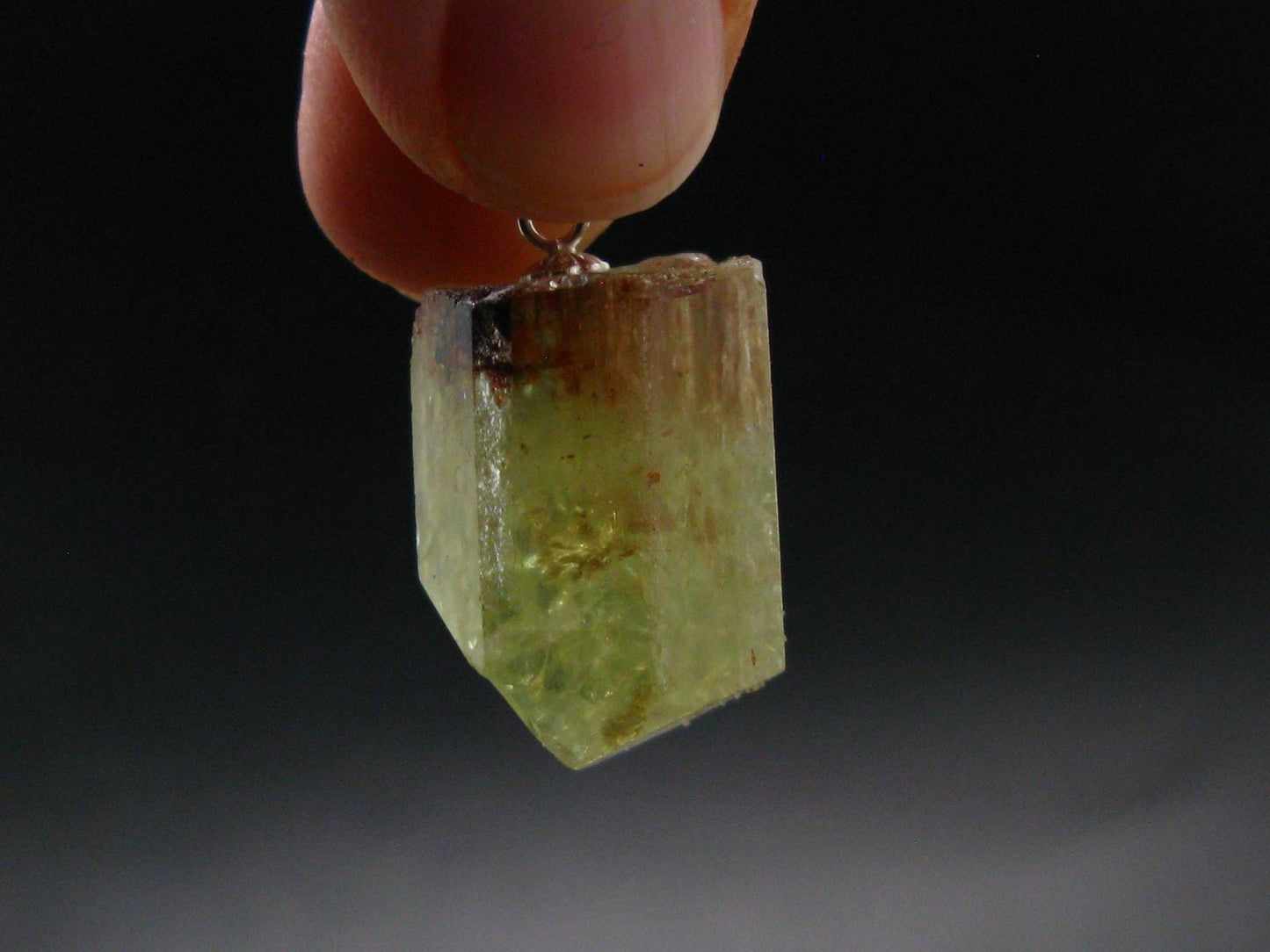 Large Gold Apatite Tumbled Pendant from Mexico - 7.41 Grams - 1.0"