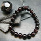 Gem Garnet Almandine Genuine Bracelet ~ 7 Inches ~ 8mm Round Beads