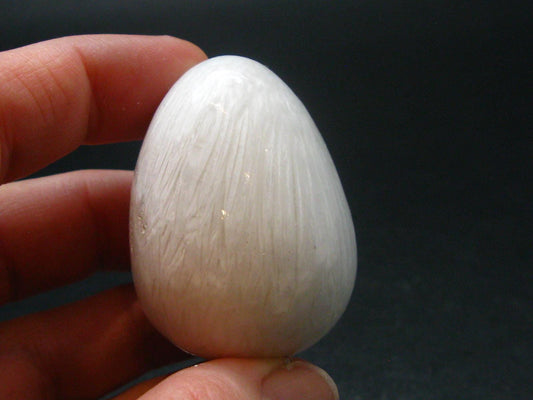 Large Scolecite Egg From India - 1.7"