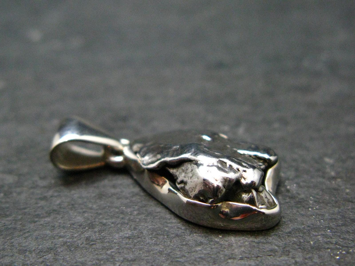 Large Campo Del Cielo Meteorite Pendant from Argentina - 1.1"