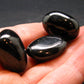 Lot Of 3 Whitby Jet Genuine Tumbled Stones From UK - 13.0 Grams