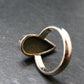 Large Raw Pyrite Silver Ring From Peru - 5.64 Grams - Size 8