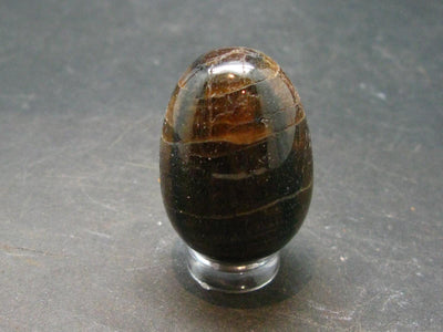 Chiastolite Variety of Andalusite Egg from China - 1.3"