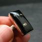 Real!! Very Rare Nuumite Nuummite Sterling Silver Ring from Greenland - 5.31 Grams - Size 7