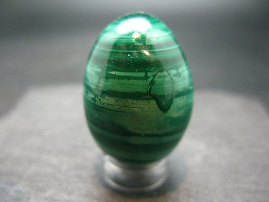 Malachite Egg Carving From Congo - 1.3" - 36.08 Grams