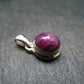 Star Ruby Sterling Silver Pendant - 0.9" - 3.16 Grams