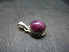 Star Ruby Sterling Silver Pendant - 0.9" - 3.16 Grams