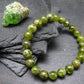 Peridot Genuine Bracelet ~ 7 Inches ~ 8mm Round Beads