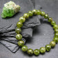Peridot Genuine Bracelet ~ 7 Inches ~ 8mm Round Beads