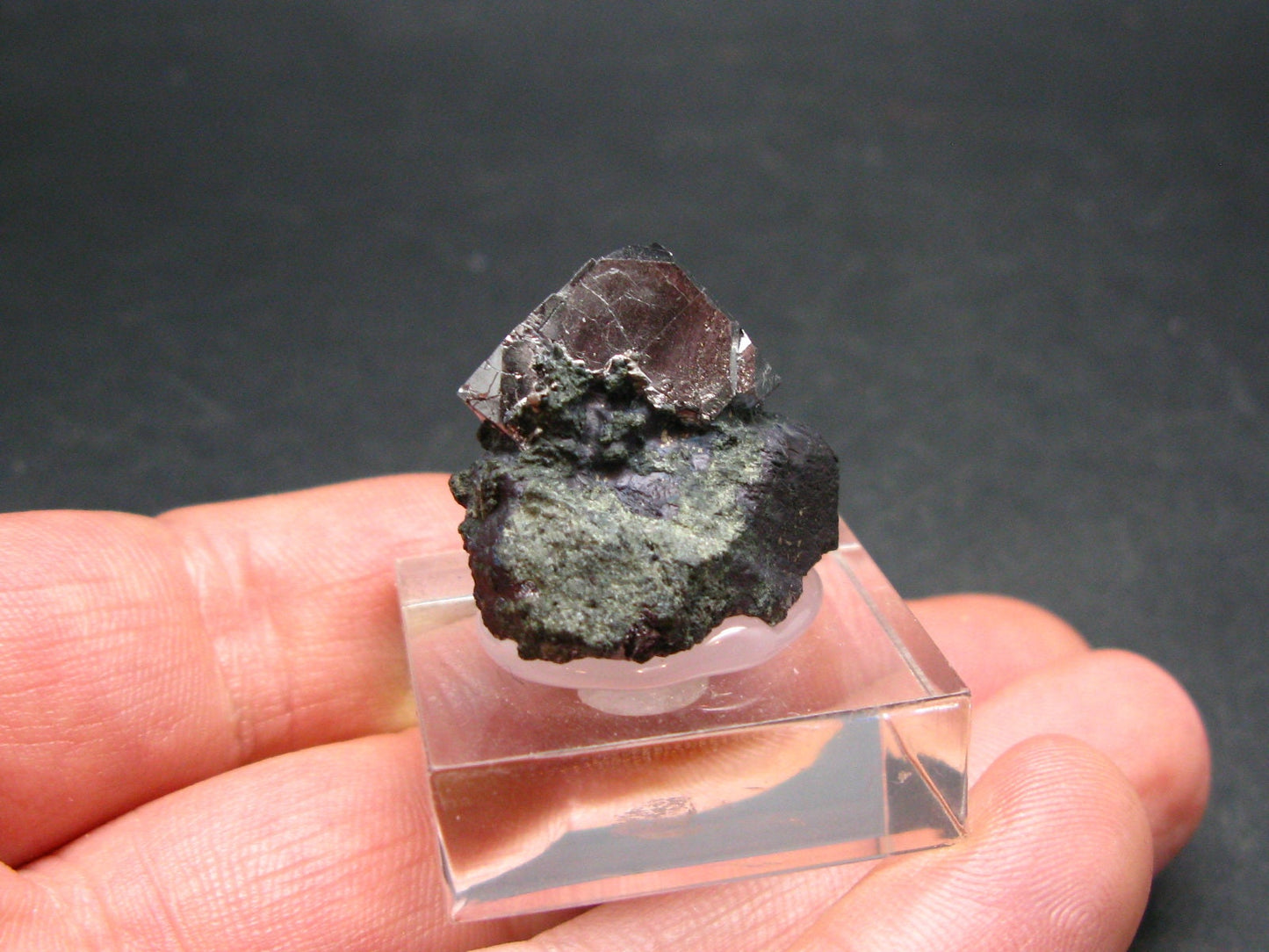 Sperrylite Crystal On Matrix From Norilsk Russia - 1.0" - 20mm Crystal!!!