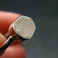 Phenakite Phenacite Crystal Silver Ring From Nigeria - Size 6 - 1.77 Grams