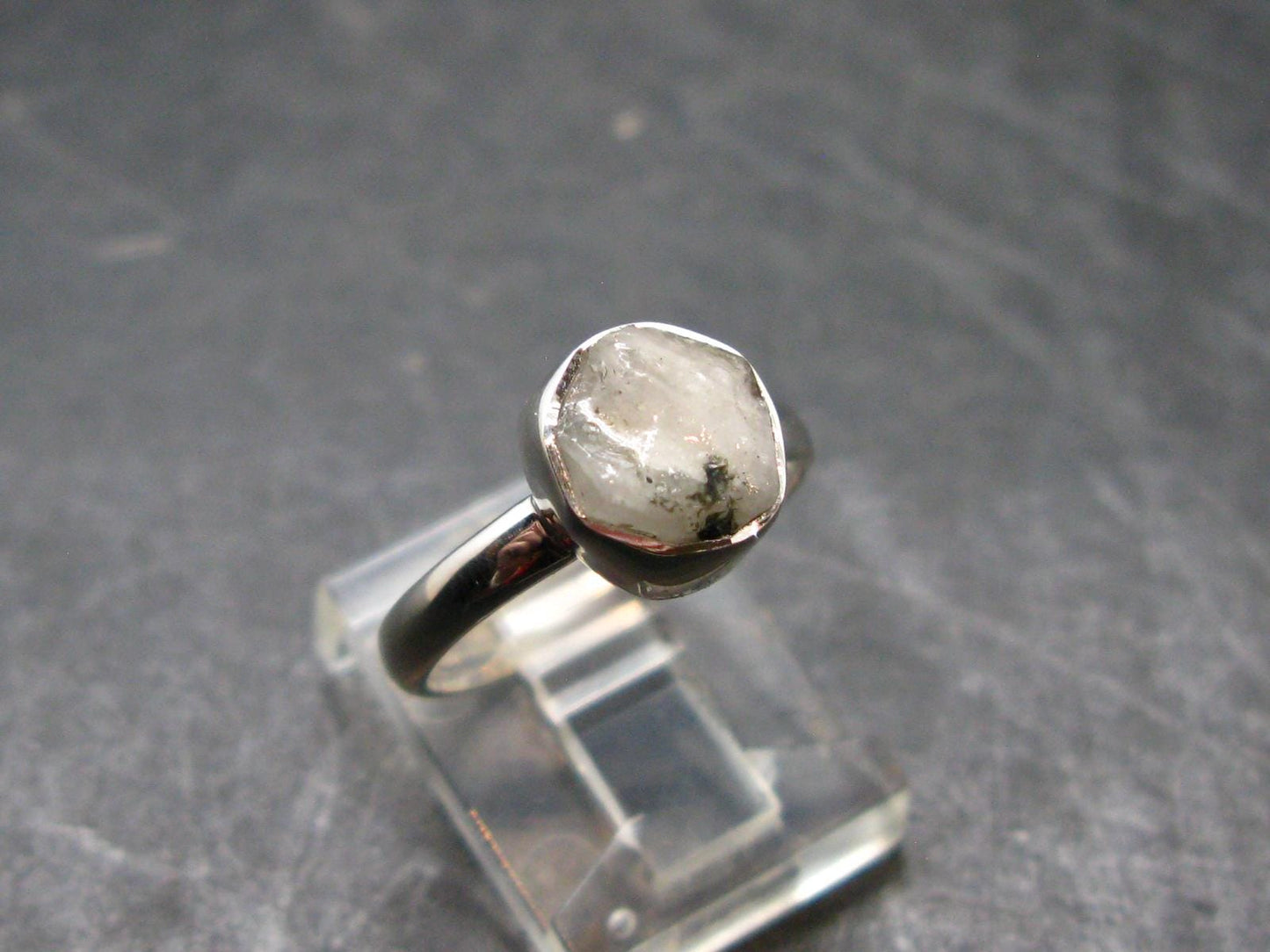 Phenakite Phenacite Sterling Silver Ring from Brazil - 2.00 Grams - Size 6